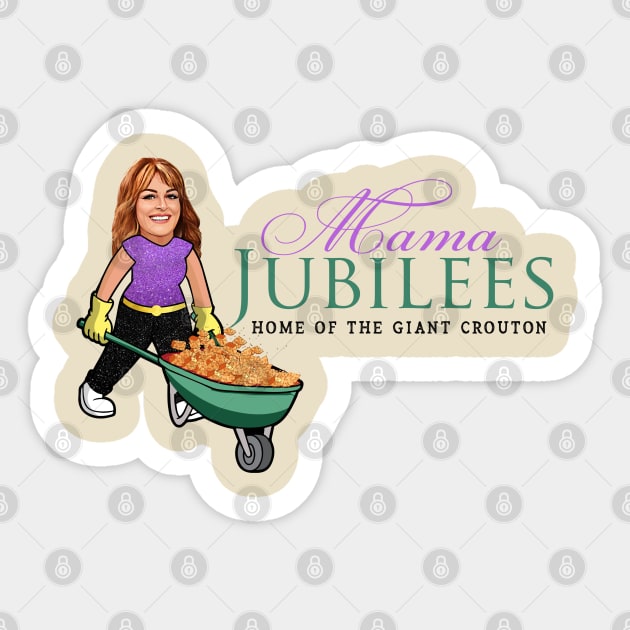 Mama Jubilees Sticker by Litehouse Tees